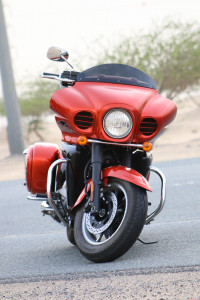 Candy Burnt Orange Kawasaki Vulcan Vaquero 1700