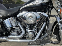 Black Harley Davidson Heritage Softail