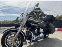 Black Harley Davidson Heritage Softail