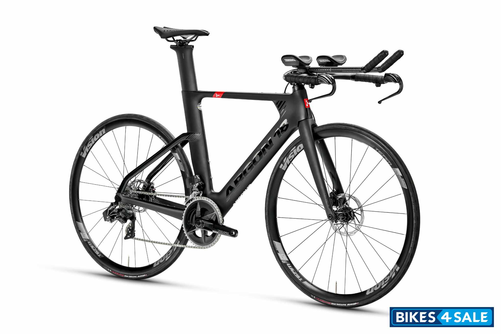 Argon 18 E-117 Tri Disc SRAM Rival AXS - Black 2.0 Matte/Gloss