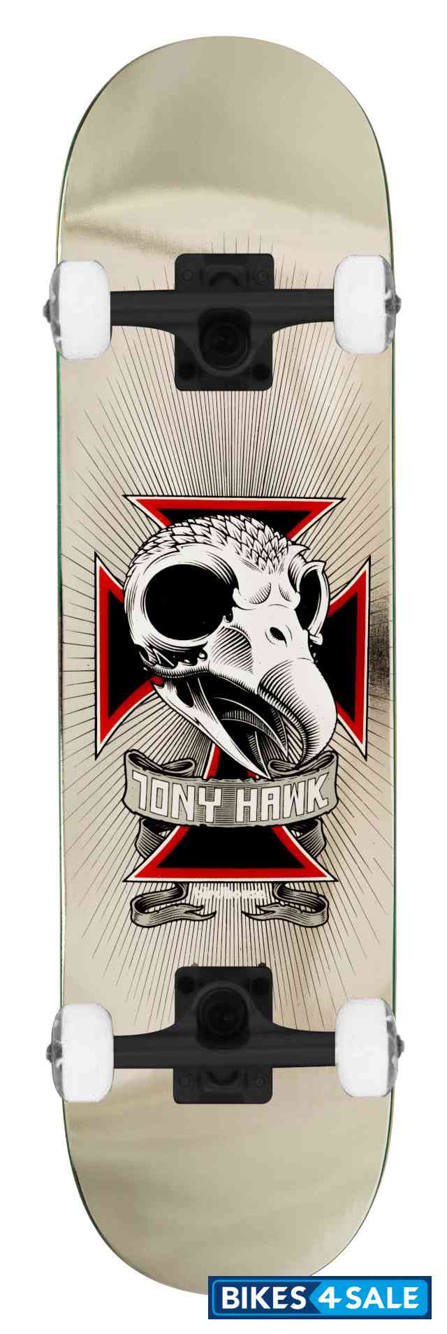 Birdhouse Premium Quality Tony Hawk Complete Skateboard Skull 2 Chrome 7.75
