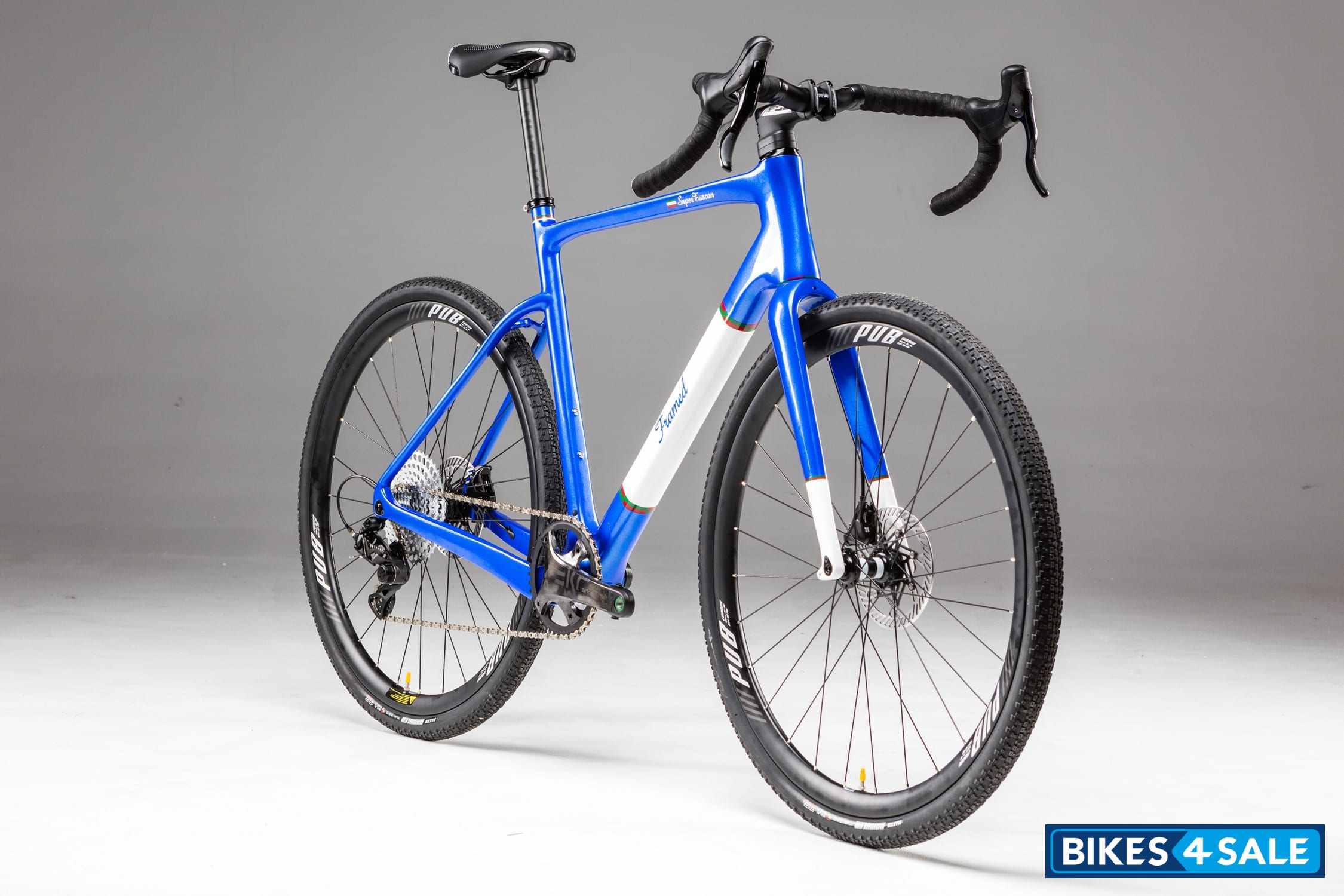 Framed Super Tuscan Riserva Carbon Gravel Bike Rival AXS - Blue