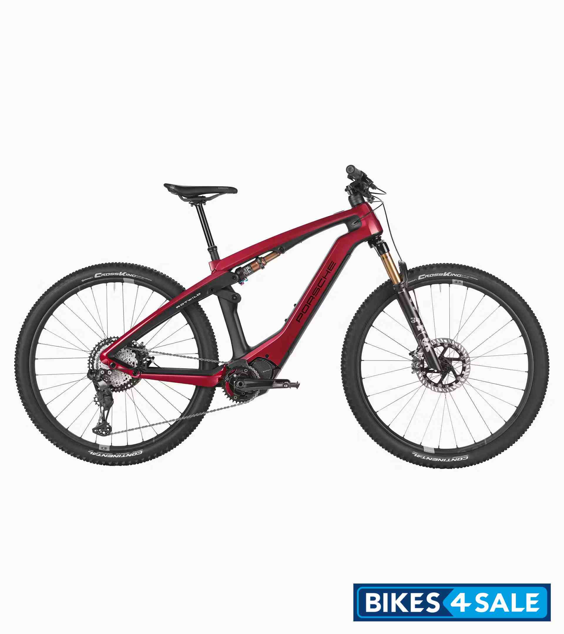 Porsche eBike Cross Performance EXC 2nd Gen - Carmine Red